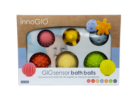 InnoGIO Sensoryczne piłeczki do kąpieli w różnych kształtach GIO-960
