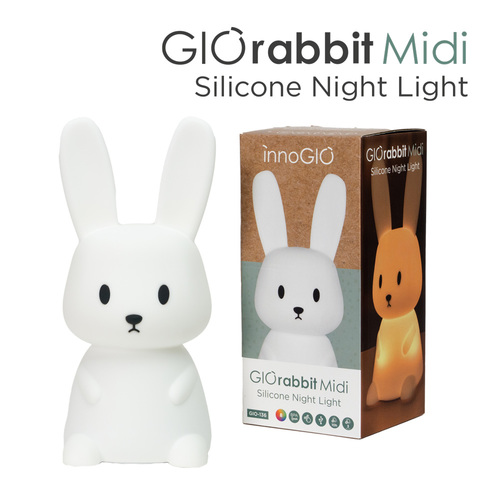 InnoGIO Silikonowa lampka nocka GIOrabbit Midi GIO-136 (1)